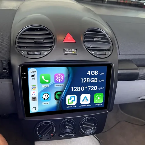 Miniatura 8 de [DSP y EQ] 2G+64G Carplay Radio para VW Volkswagen Beetle 2004-2010, pantalla táctil de 9 pulgadas para VW Beetle Car Stereo Wireless