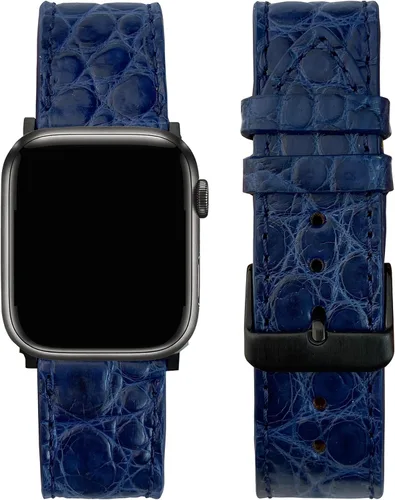 Miniatura 17 de AIIigator - Correa de reloj hecha a mano de cuero compatible con Apple Watch Ultra de 1.929 in 1.772 in 1.732 in 1.654 in 1.614 in 1.575 in 1.496 in