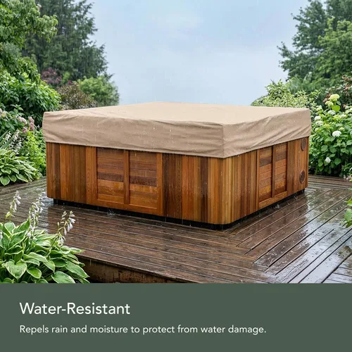 Miniatura 6 de Covermates Ultima - Funda rectangular para bañera de hidromasaje, protector de spa resistente para todo tipo de clima, resistente a desgarros