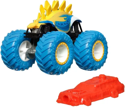 Miniatura 5 de Hot Wheels Monster Trucks Motosaurus (amarillo/azul)