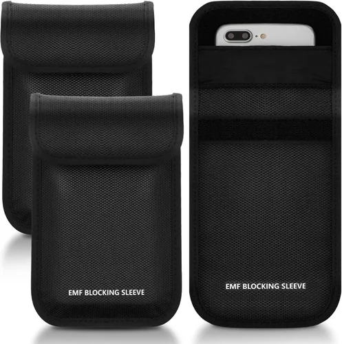 Xuhal Faraday Bag - Funda de seguridad para smartphone, resistente a la intemperie, dispositivo de bloqueo de señal de nailon de 7.1 x 4.6 pulgadas,