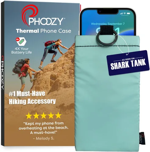 Funda térmica para teléfono PHOOZY Apollo II para clima frío | Bolsa aislante | Extiende la vida de la batería 4 veces | Tecnología NASA para esquí