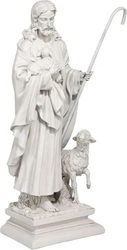 Miniatura 2 de Design Toscano Estatua de Jesús, El Buen Pastor para Jardín: Grande