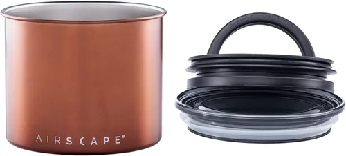 Miniatura 3 de Planetary Design Airscape Contenedor de café de acero inoxidable Contenedor de almacenamiento de alimentos Tapa hermética patentada de EE. UU.
