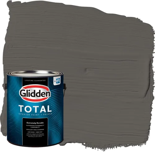 Miniatura 39 de Glidden Pintura Interior + Imprimación: Gris/Plata Antigua, Una Capa, Satinado, 1 Galón