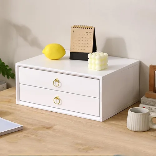 Miniatura 9 de Organizador Escritorio - Caja De Almacenamiento Escritorio Con Cajones, Caja De Almacenamiento De Suministros De Oficina,Cajón Organizador De