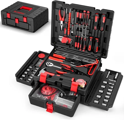 Miniatura 8 de Sundpey Home Tool Kit 257-PCs - Juego de herramientas de reparación básica para el hogar para hombres y mujeres - Juego de herramientas de mecánico