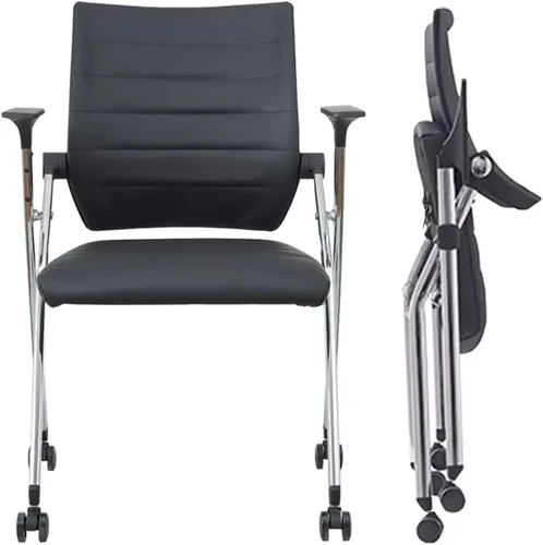 Silla de oficina plegable, silla de escritorio plegable ergonómica para oficina en casa, silla de oficina plegable, silla de escritorio plegable,