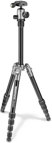 Miniatura 5 de Manfrotto Element Traveller - Kit de trípode pequeño de aluminio de 5 secciones con cabeza esférica Rojo