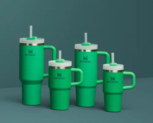 Miniatura 6 de Stanley Quencher H2.0 - Vaso de acero inoxidable con asa, pajilla y tapa FlowState giratoria de 3 posiciones; aislamiento térmico, sin BPA; apto