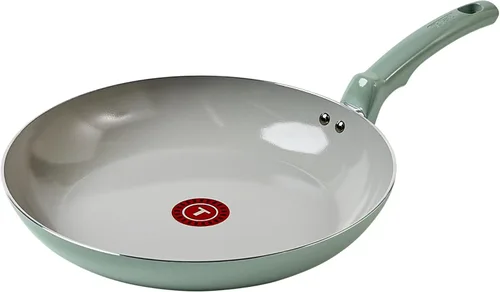 Miniatura 17 de T-Fal Revive Sartén Antiadherente de Cerámica de 12 Pulgadas para Freír, Apta para Horno hasta 350°F, Mango que se Mantiene Frío, Granito Gris