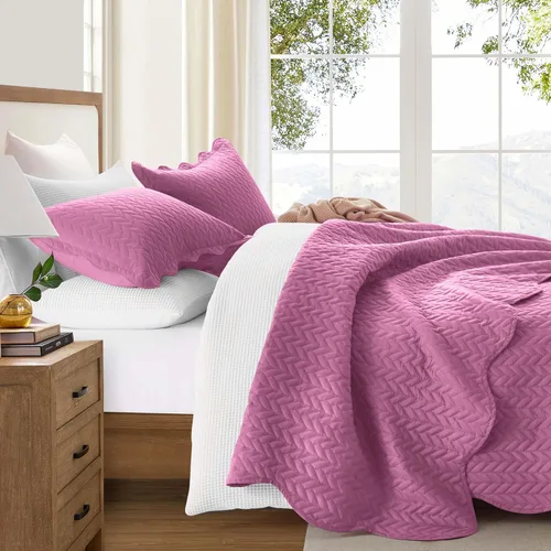 Miniatura 357 de MOONLIGHT20015 Edredón tamaño King (106 x 96 pulgadas) con 2 fundas de almohada (20 x 36 + 2 pulgadas) para todas las estaciones, juego de cama Azul