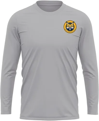 Miniatura 357 de Camisa deportiva de manga larga oficial de la NCAA Collegiate para hombre, con logotipo en el pecho izquierdo, colección Athletic Heather