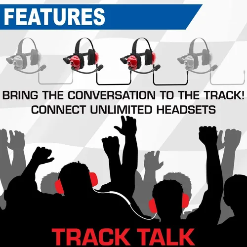 Miniatura 4 de Rugged Radios Par de auriculares NASCAR enlazables detrás de la cabeza para radios de carreras de fanáticos de carreras, comunicaciones electrónicas