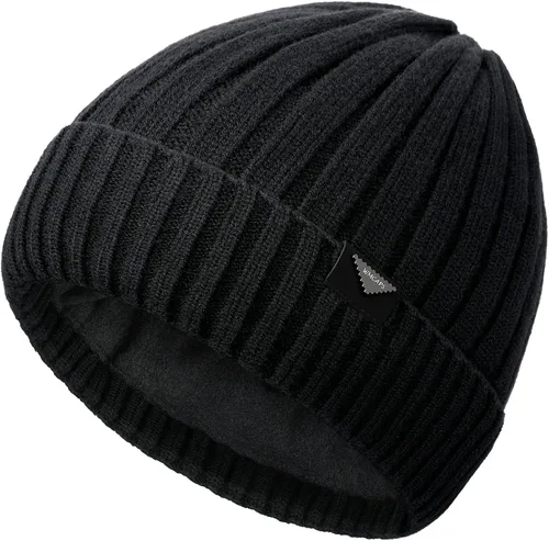 Wmcaps Gorro de invierno para hombres y mujeres, gorro con forro polar cálido, gorro de esquí suave y cálido, unisex