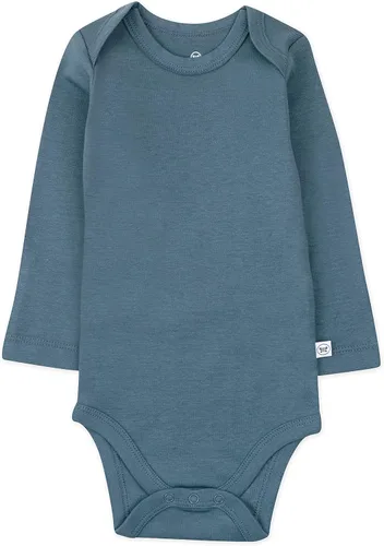 Miniatura 5 de HonestBaby Paquete de 5 mamelucos de manga larga para bebé, 100% algodón orgánico, unisex