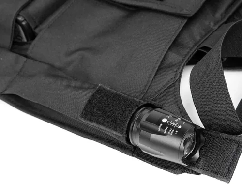 Miniatura 9 de LUITON Arnés de radio con tiras reflectantes, funda de hombro para chaleco de radio, soporte de chaleco de radio bidireccional, Walkie Talkie