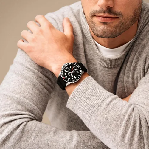 Miniatura 5 de Fossil Men's Watch, Blue Quartz Stainless Steel Dive-Inpired Watch for Men