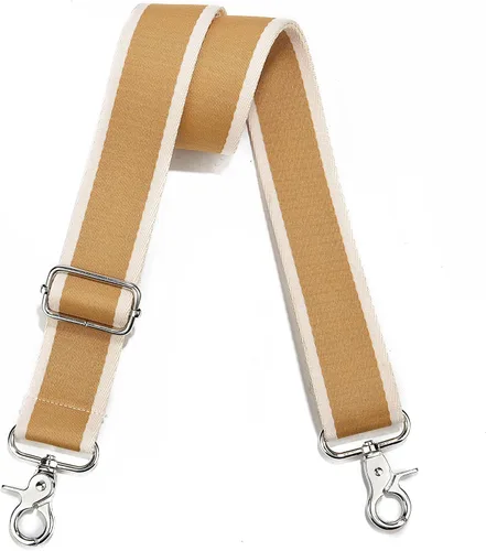 Miniatura 34 de Correa de Bolso Ancha Correa de Hombro Ajustable Correa de Repuesto Cruzada Correa de Bolso de Hardware Plateado