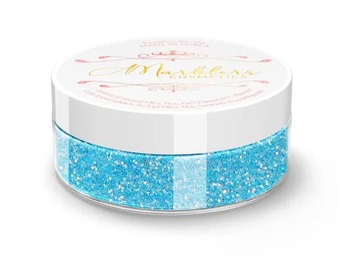 Miniatura 179 de MARBLERS Brillantina de forma gruesa de grado cosmético [estrella] 0.11 onzas (0.11 oz) Escamas No tóxica Vegana Libre de crueldad animal
