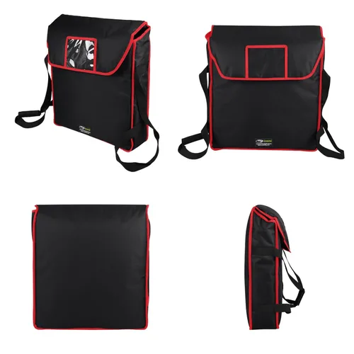 Miniatura 3 de Bolsas de pizza para entrega de 18" x 18" x 5" - Sin humedad, calentador térmico profesional de pizza, transportador de alimentos de alta