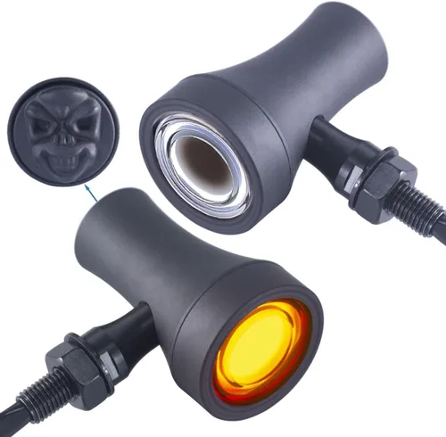 Miniatura 11 de FATECIM 2X Luces Traseras LED para Motocicleta, Señales de Giro, Luces de Marcha, Luz de Freno, Señal de Giro Trasera, Indicador de Señal de Giro