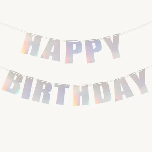 Miniatura 13 de Cartel de feliz cumpleaños para decoraciones de fiesta de cumpleaños (aguamarina)