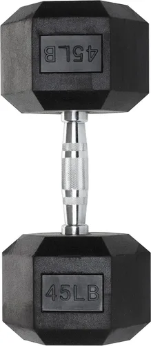 Miniatura 9 de Iron Crush Mancuernas hexagonales – Pesas recubiertas de PVC, asas moleteadas cromadas, mancuernas hexagonales fijas – entrenamiento, ejercicio