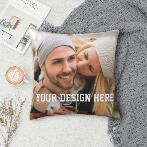 Miniatura 7 de Funda de almohada personalizada con fotos, nombre, logotipo, regalos personalizados de Pilloecase para novio, novia, marido, esposa, mamá, papá, Perú
