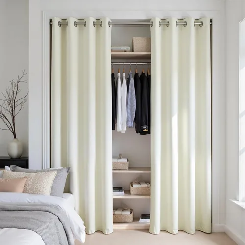 Miniatura 77 de Cortinas opacas de 72 pulgadas extra anchas para dormitorio, puerta corrediza de vidrio y patio, 2 paneles con ojales para oscurecer ventana grande
