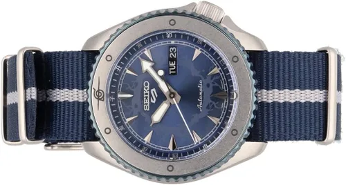 Miniatura 4 de SEIKO 5 Sports Boruto Naruto Reloj automático Sasuke SRPF69K1 Azul Reloj deportivo