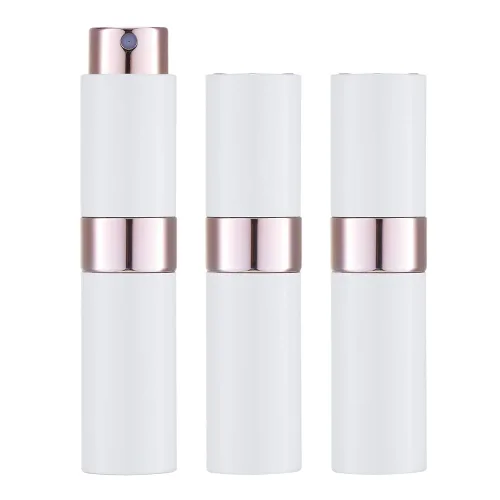 Miniatura 14 de LISAPACK Botella atomizadora de perfume de 0.3 fl oz para viajes (3 piezas) dispensador de colonia vacío, rociador portátil (rojo, rosa, morado)