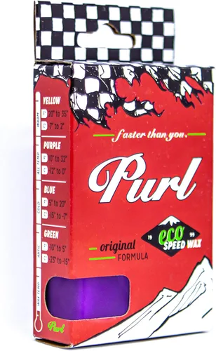 Miniatura 7 de PURL - Cera de esquí y snowboard - No tóxica - Biodegradable - Sin fluoros Grafito/Negro - Antiestático - 1 lb (454 g)