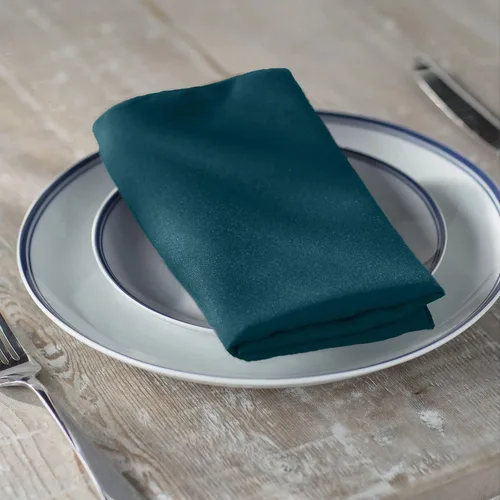 Miniatura 118 de LA Linen Paquete de 10 servilletas de popelina de poli, servilletas de tela suave, servilletas lavables y reutilizables, servilletas de mesa