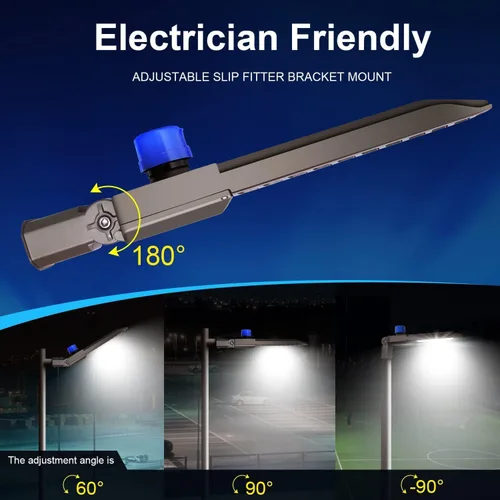 Miniatura 5 de ledmo Luz LED de estacionamiento de 300 W, accesorio de iluminación de inundación de seguridad para zonas comerciales al aire libre con sensor