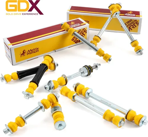 Miniatura 9 de Metrix Premium Chassis Parts GDX - Barra estabilizadora de barra estabilizadora delantera para Dodge Ram 1500 RWD 94-01, Ram 2500 RWD 94-02, Ram