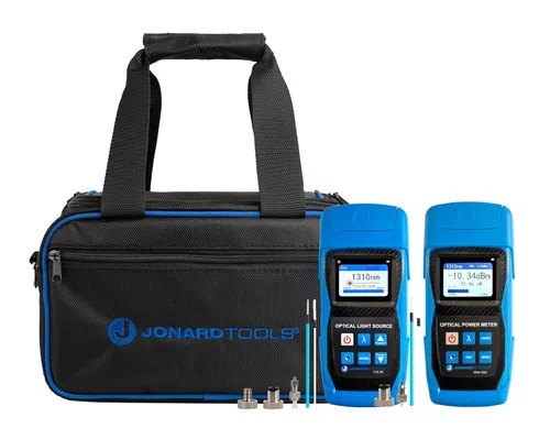 Miniatura 11 de Jonard Tools PON-55 Medidor de Potencia de Red Óptica Pasiva (-35 a +15 dBm) para BPON/EPON/GPON, Versión APC
