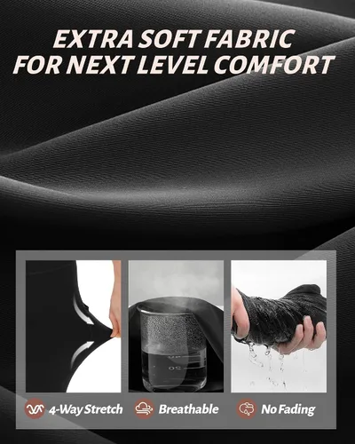 Miniatura 31 de NexiEpoch - Paquete de 4 leggings suaves para mujer, con bolsillos, control de abdomen y cintura alta, pantalones capri para yoga y ejercicio