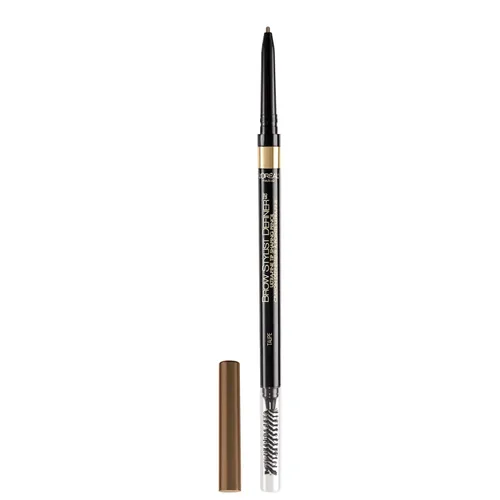 Miniatura 9 de L'Oréal Paris Maquillaje Delineador de cejas impermeable Lápiz de cejas, lápiz mecánico ultrafino, dibuja pequeños pelos de cejas y rellena en áreas
