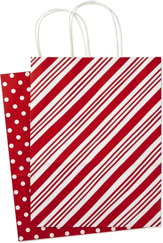 Miniatura 9 de Hallmark Surtido de bolsas de regalo grandes de 13 pulgadas, iconos navideños
