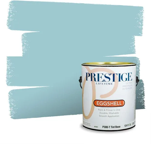 Miniatura 1563 de Pintura Exterior + imprimación PRESTIGE, todo-en-uno, 1 galón, acabado mate, color comparable al Valspar* Royal Gray* VS151-Gris real
