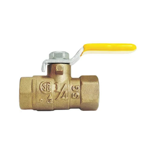 Miniatura 2 de Nigo Industrial Co. Serie 240 - Mini válvula de bola de gas de latón forjado, certificado CSA, NPT hembra, puerto estándar 600WOG