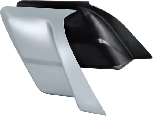 Miniatura 12 de Auburn Sunglo y agujero negro con rico Bourbon panel lateral estirado para Harley Road King Street Glide Road Glide Electra Glide CVO Special Negro