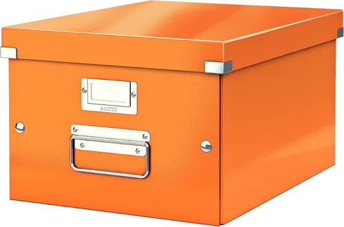 Miniatura 18 de Leitz Caja de almacenamiento A5, rango de clic y tienda 60430001 - Caja de almacenamiento pequeña, blanca A5 Azul (Ice Blue)