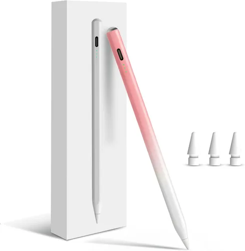 Miniatura 9 de Lápiz para Apple iPad A16 10ª Generación, Lápiz capacitivo de carga rápida para iPad A16/11-6ª gen 2025-2018, Air 11"/13" M3/M2/5ª-3ª, Pro