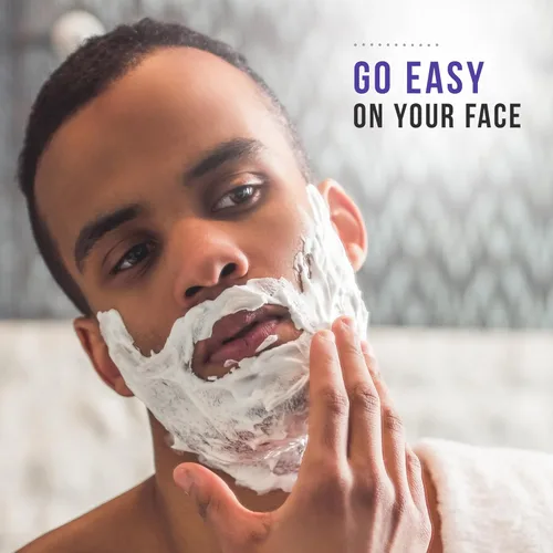 Miniatura 8 de Edge Gel de afeitado para hombres, extra hidratante con vitamina E, (paquete de 6) - Gel de afeitado para hombres que hidrata, protege y calma