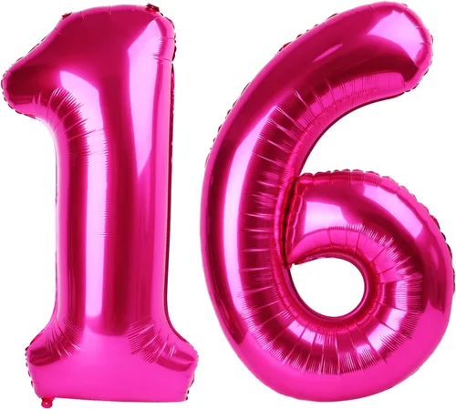 Miniatura 121 de Globo de cumpleaños número 4 dorado de 40 pulgadas, globos gigantes del número cuatro 14 24 34 40 44 2024, globos grandes de lámina de mylar para Oro