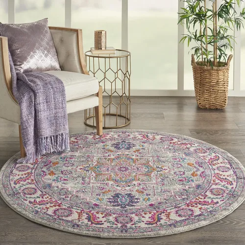 Miniatura 13 de Nourison Passion Bohemian - Alfombra color verde azulado multicolor, de 3 pies con 9 pulgadas x 5 pies con 9 pulgadas, fácil limpieza, no pierde