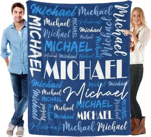 Manta personalizada para niños y adultos, manta personalizada con nombre, manta de franela personalizada con nombre, manta personalizada con nombre