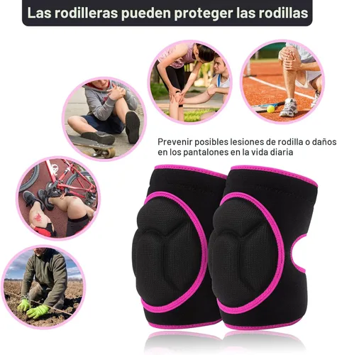 Miniatura 3 de Rodilleras para hombres y mujeres, adecuadas para trabajar en casa, limpieza de suelos y alfombras, mantenimiento de jardinería, trabajos de A-negro